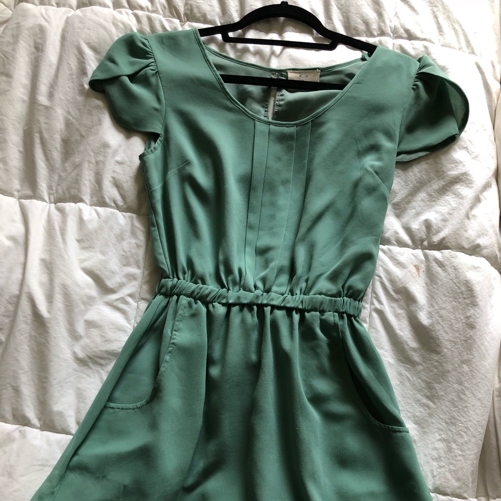 Pins and Needles Light Green Dress from Urban